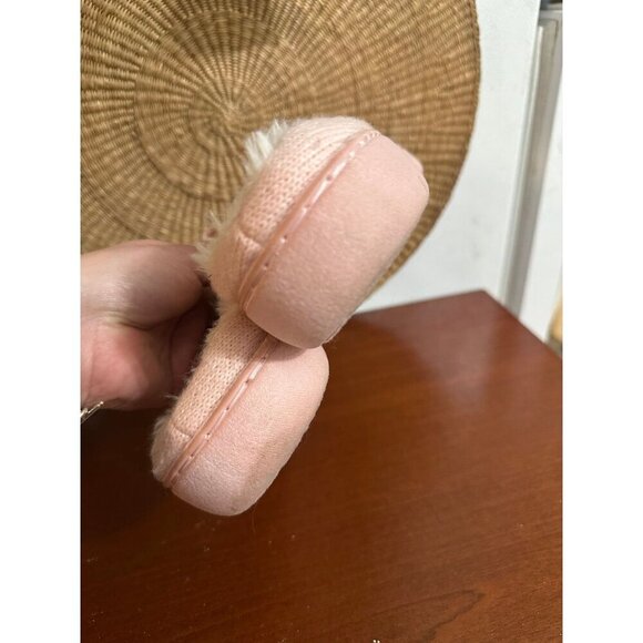 Aerosoles Pink Knit Slippers with Bow – Size Small (5-6) - Picture 9 of 12